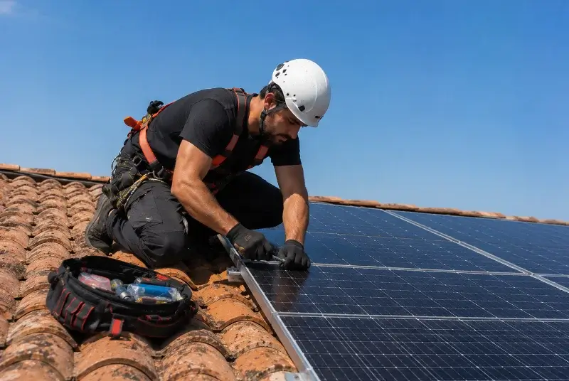 Maintenance et monitoring de panneaux solaires à Scheibenhard